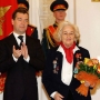 Nadežda Vasiljevna Popova sa ruskim premijerom Dmitrijem Medvedovim