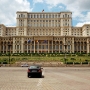 Zgrada parlamenta u Bukureštu u Rumuniji. To je vjerovatno najveća zgrada civilne uprave na svijetu.

