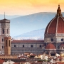 Panoramom Firence gospodari katedrala Santa Marija del Fijore
