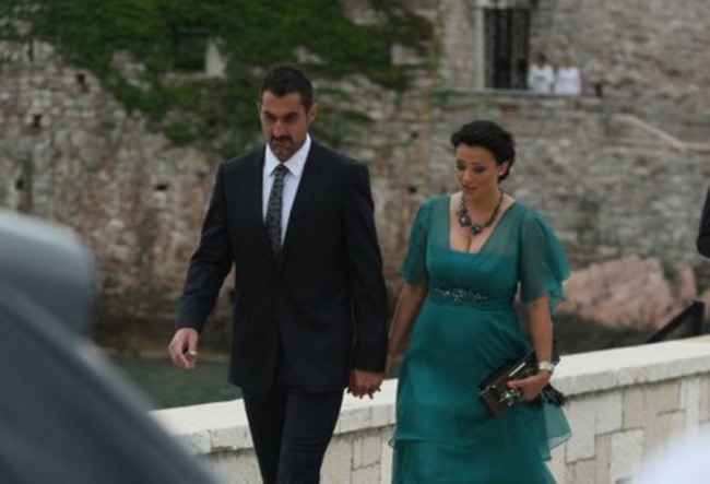 Nenad Zimonjić sa suprugom Minom
