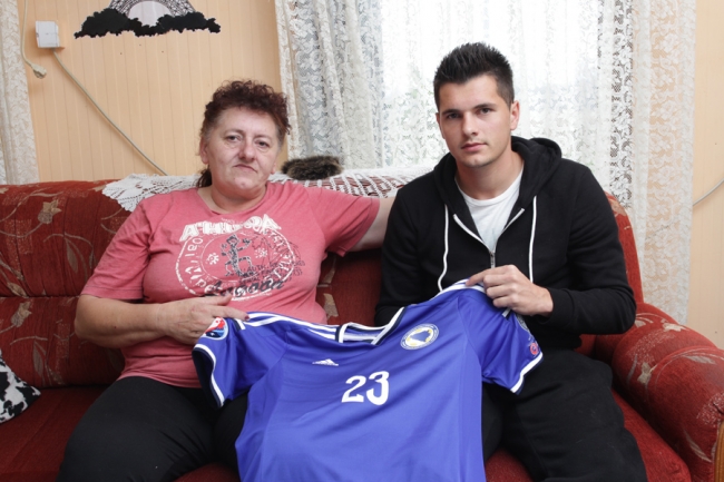 Goran sa majkom Jadrankom, koja je veoma ponosna na sina