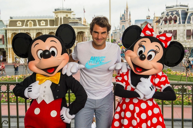 Rodžer Federer u Diznilendu na Floridi