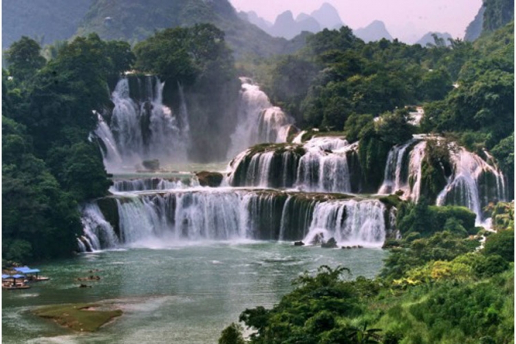 Detian vodopadi, Kina