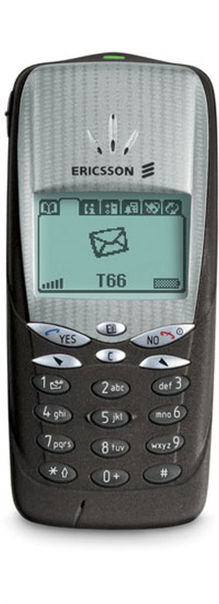 2001. godina - Ericsson T66 / Ovaj maleni telefon je bio dugačak kao cigareta.
