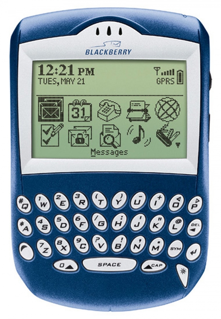 2003. godina - BlackBerry Quark 6210 / Prvi BlackBerry koji je integrisao PDA i telefon.