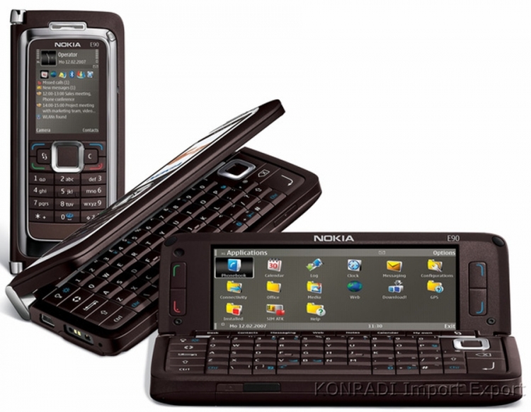 2007. godina - Nokia E90 Communicator / Telefon koji je bio mini računar sa Simbijan operativnim sistemom.