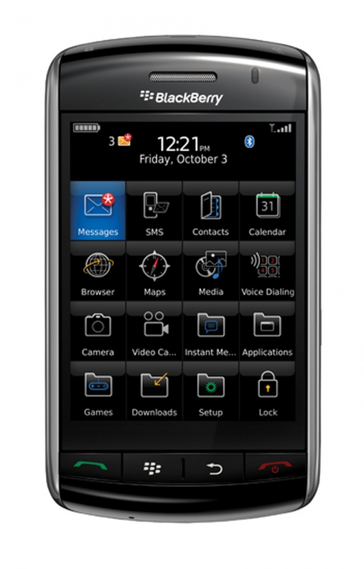 2008. godina - BlackBerry Storm / Prvi BlackBerry bez fizičke tastature, njihov konkurent iPhone-u.