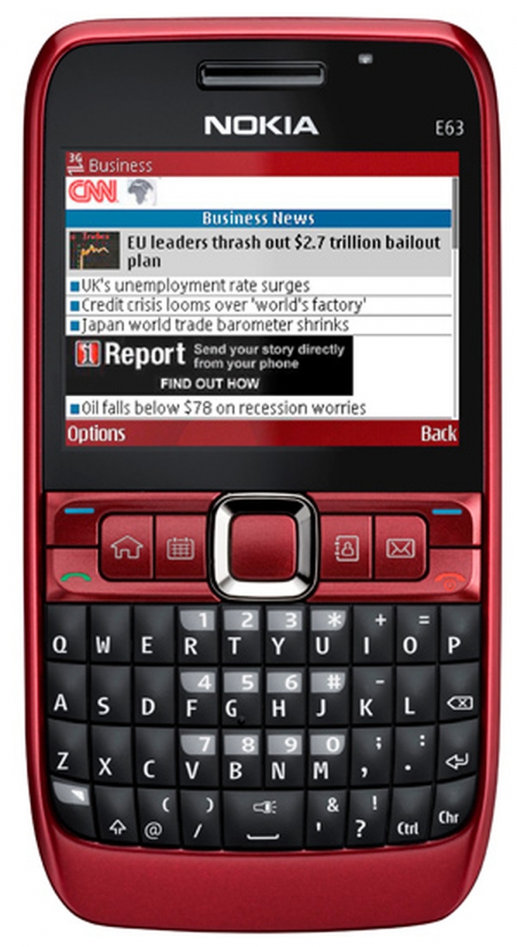 2008. godina - Nokia E63 / Jeftini poslovni telefon.