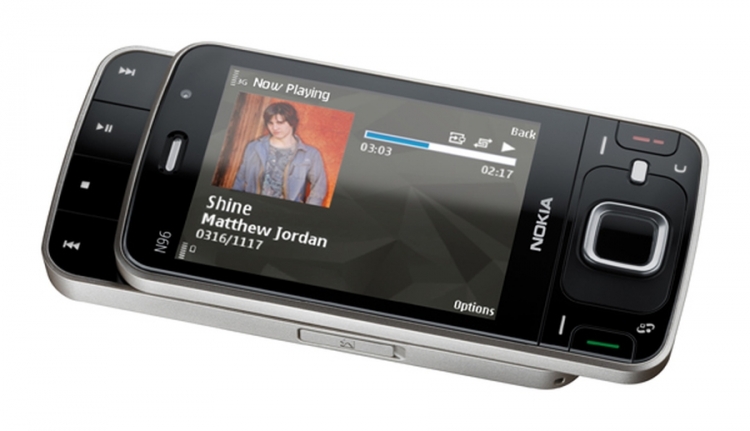 2008. godina - Nokia N96 / Prelijepi model sa GPS prijemnikom.