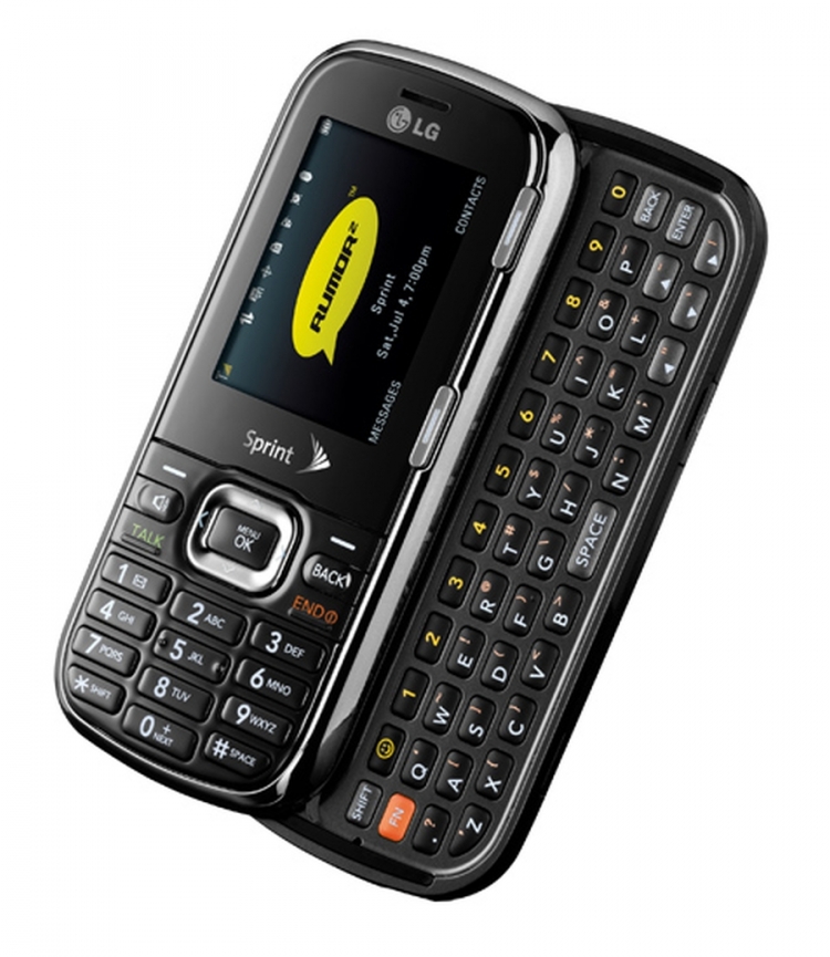 2009. godina - LG Rumor2 / Telefon specijalizovan za e-poštu.