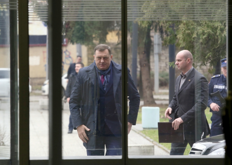 Predsjednik RS Milorad Dodik dolazi na zasjedanje NS RS