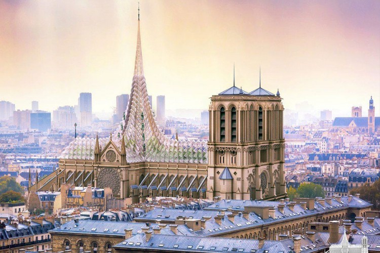 Belgijski arhitekta Vensan Kalebo predlaže novo lice za 21. vijek - izgradnju eko-tornja, koji bi proizvodio energiju za čitavu katedralu