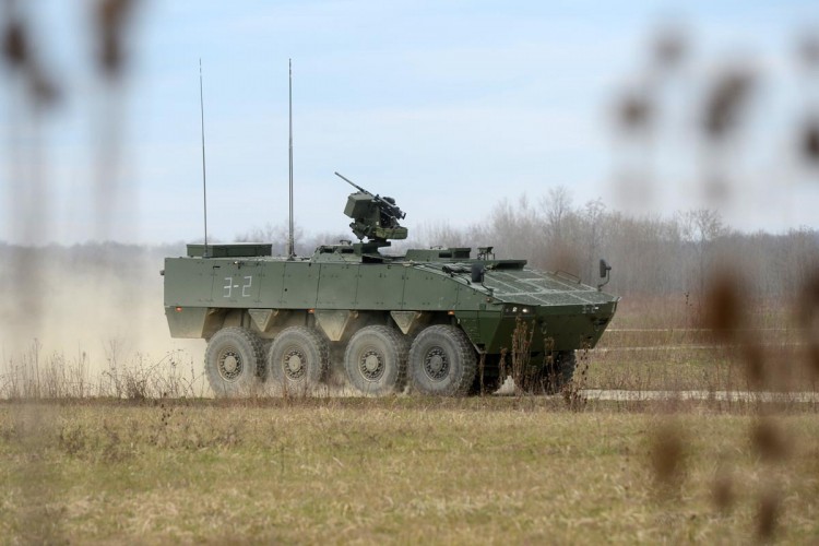 Oklopno borbeno vozilo točkaš Patria AMV / Foto: morh.hr
