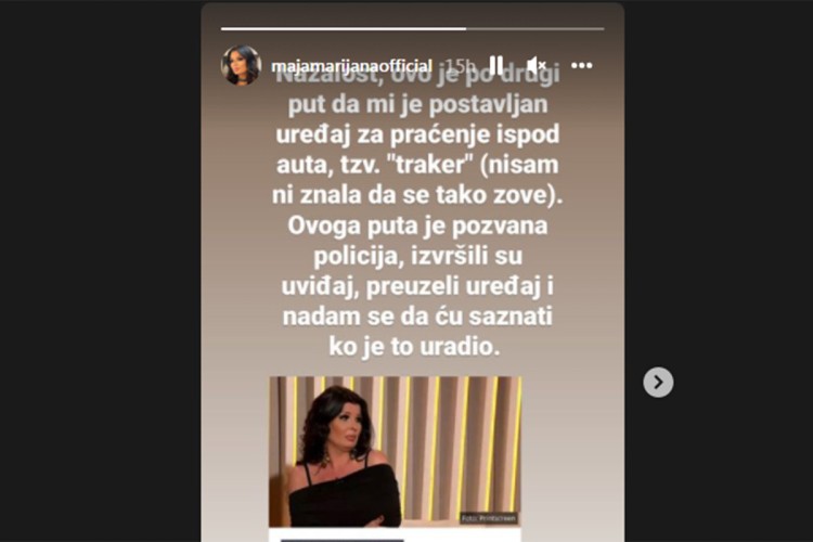 Print Screen/Instagram/majamarijanaofficial