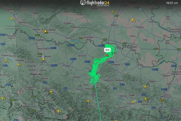 Screenshot/Flightradar24